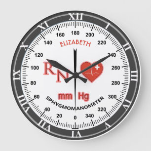 Reloj Redondo Grande Sphygmomanometer del monitor de la presión