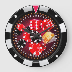 Reloj Redondo Grande Spin 5 Wall Clocks