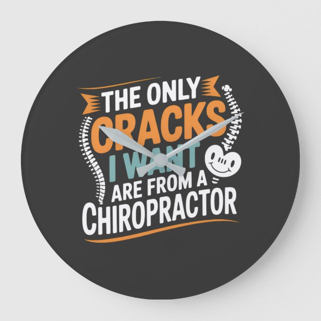 Reloj Redondo Grande Spinal Alignment and Posture Recovery (Anverso)