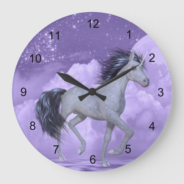 Reloj Redondo Grande Spirit Of The Unicorn #4 (Anverso)
