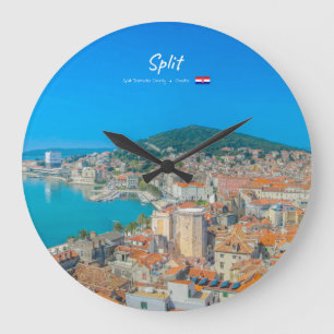 Reloj Redondo Grande Split, Croacia - Ciudad Costera