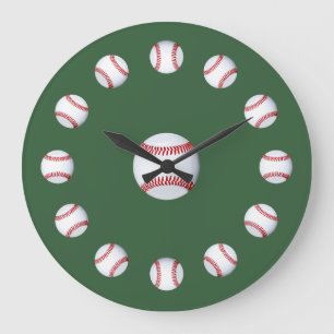 Reloj Redondo Grande Spring Training Time New Baseball Season Fans