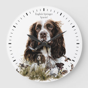 Reloj Redondo Grande Springer Spaniel