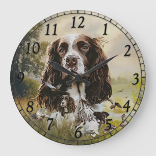 Reloj Redondo Grande Springer Spaniel