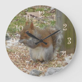 Reloj Redondo Grande Squirrel Clock