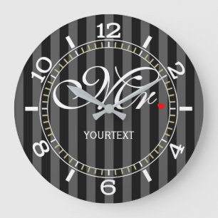Reloj Redondo Grande Sr. personalizado en un