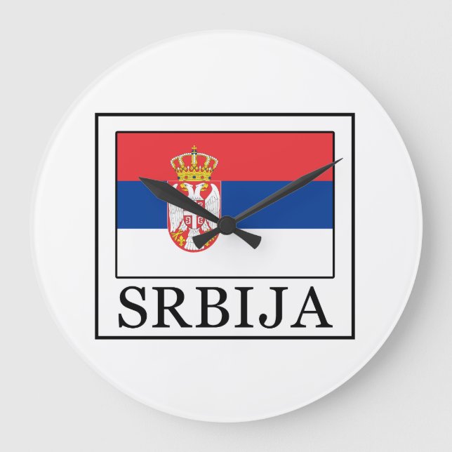 Reloj Redondo Grande Srbija (Anverso)