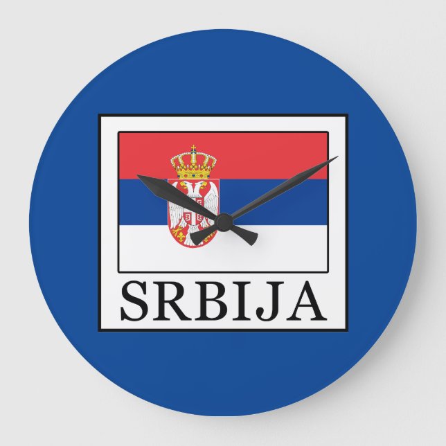 Reloj Redondo Grande Srbija (Anverso)