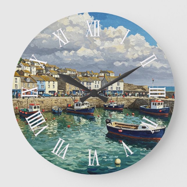 Reloj Redondo Grande St Ives Wall Clock (Anverso)