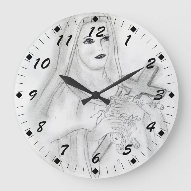 Reloj Redondo Grande St Teresa (Anverso)