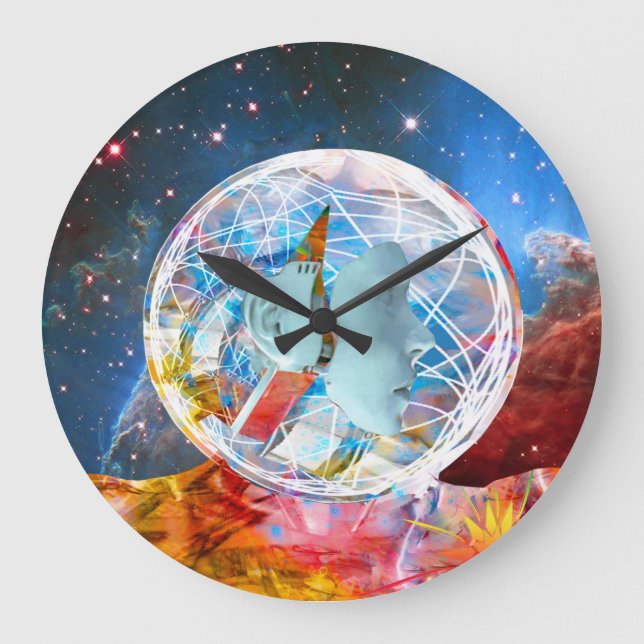 Reloj Redondo Grande Star Robot (Anverso)