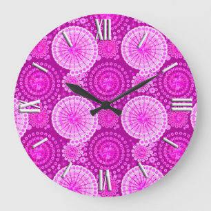 Reloj Redondo Grande Starburst and pinUCES, amethyst morple