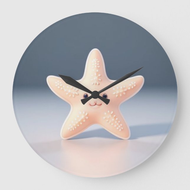 Reloj Redondo Grande Starfish (Anverso)