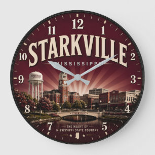 Reloj Redondo Grande Starkville Mississippi Southern College Town