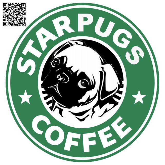 Reloj Redondo Grande StarPugs (Subido por el creador)