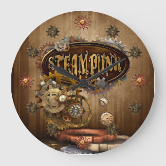 Reloj Redondo Grande Steampunk
