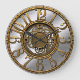 Reloj Redondo Grande Steampunk