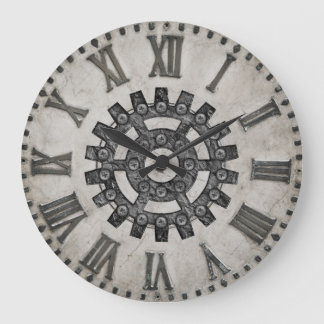 Reloj Redondo Grande Steampunk Wall Clock