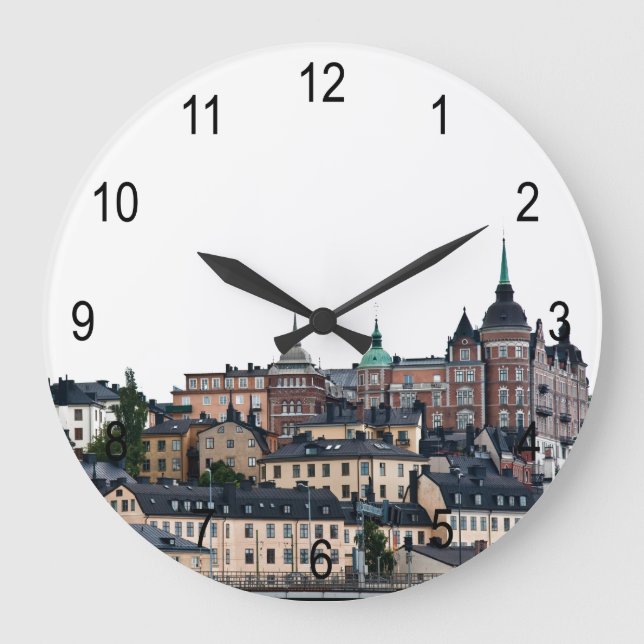 Reloj Redondo Grande Stockholm view (Anverso)