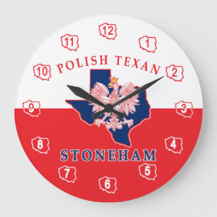 Reloj Redondo Grande Stoneham