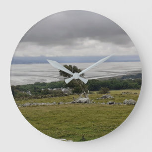 Reloj Redondo Grande Storm Across The Bay Clock
