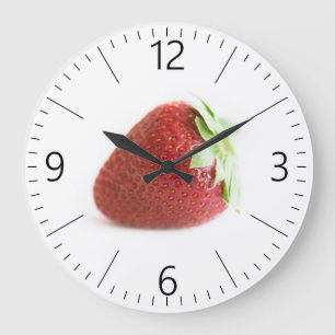 Reloj Redondo Grande Strawberries