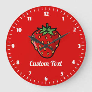 Reloj Redondo Grande Strawberry Icon Large Clock