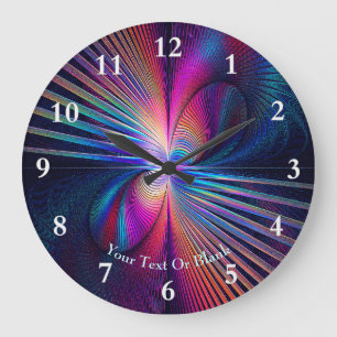 Reloj Redondo Grande Structural Iridescence