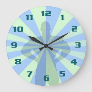 Reloj Redondo Grande Su fitness time Fitness y gimnasio