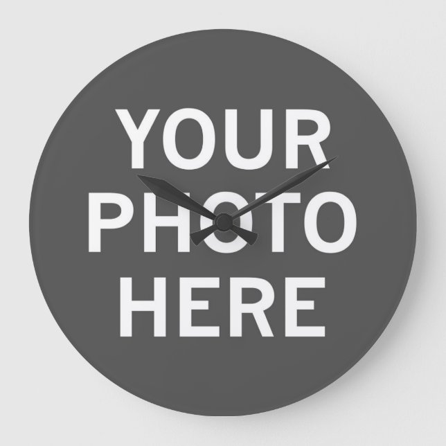 Reloj Redondo Grande Su foto aquí (Anverso)