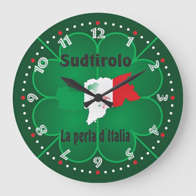 Reloj Redondo Grande Südtirol - Alto Adige - Italien - Italia Uhr (Anverso)