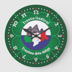 Reloj Redondo Grande Südtirol - Alto Adige - Italien - Italia Uhr