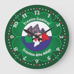 Reloj Redondo Grande Südtirol - Alto Adige - Italien - Italia Uhr