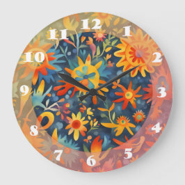 Reloj Redondo Grande Sueño del sol