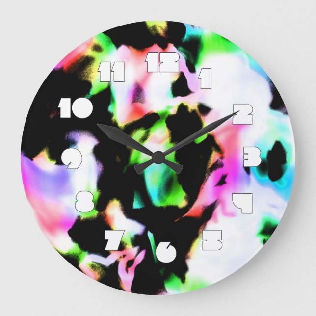Reloj Redondo Grande Sueño psicodélico (Anverso)