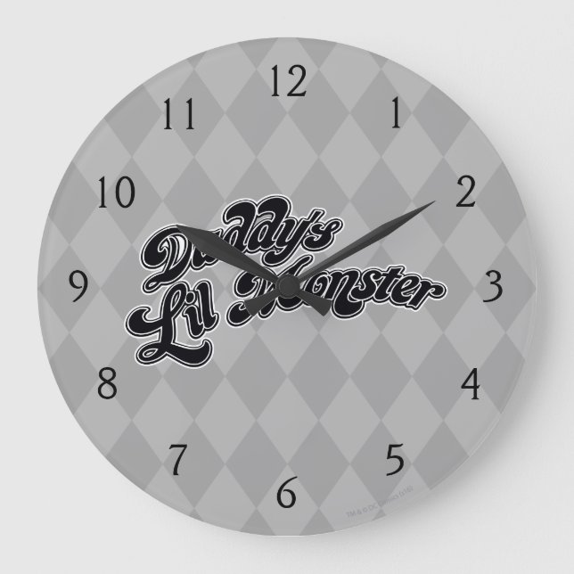 Reloj Redondo Grande Suicide Squad | Daddy's Lil Monster (Anverso)