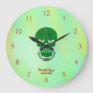 Reloj Redondo Grande Suicide Squad   Killer Croc Head Icon
