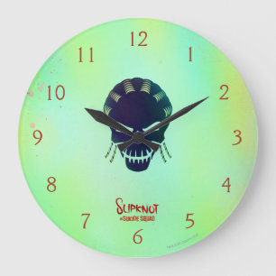 Reloj Redondo Grande Suicide Squad   Slipknot Head Icon