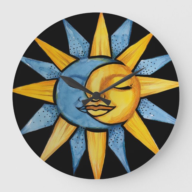 Reloj Redondo Grande Sun and Moon                                 (Anverso)
