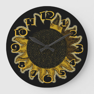 Reloj Redondo Grande Sun celestial