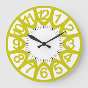 RELOJ REDONDO GRANDE SUN COLORS BY MASANSER PIXELAT