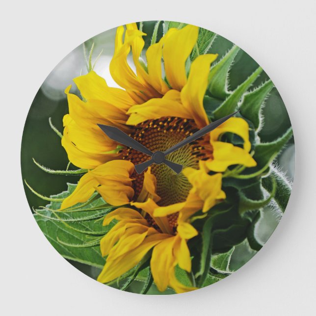 Reloj Redondo Grande Sunflower (Anverso)