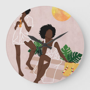 Reloj Redondo Grande Sunlit Queens