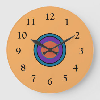 Reloj Redondo Grande Sunny Lemon/Gold con Cerice Purple Center