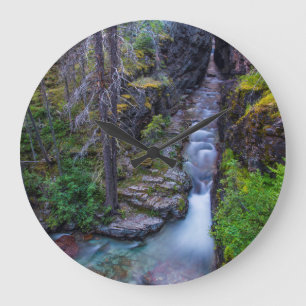 Reloj Redondo Grande Sunrift Gorge In Glacier National Park, Montana