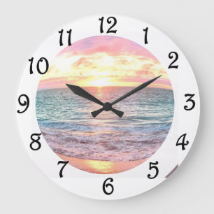 Reloj Redondo Grande Sunset