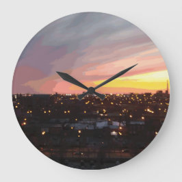 Reloj Redondo Grande Sunset - April 6, 2018 7:34PM.