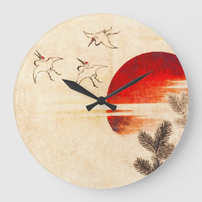 Reloj Redondo Grande Sunset Japan (Anverso)