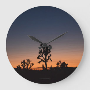 Reloj Redondo Grande Sunset Joshua Trees