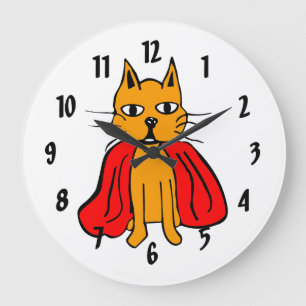 Reloj Redondo Grande Super Cat